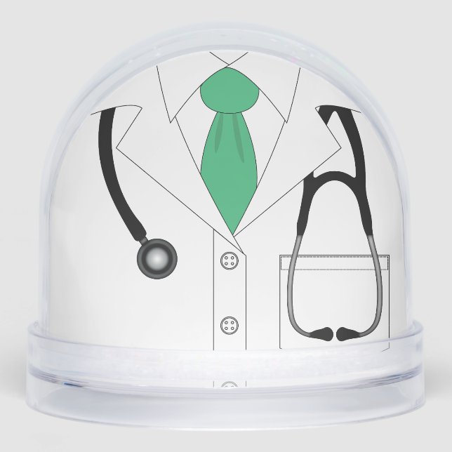 Worlds Greatest Doctor Fun Medical Snow Globe (Front)