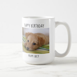 World's Greatest Dog Mom - custom Happy Birthday Coffee Mug