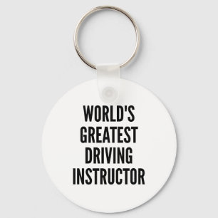 Worlds Greatest Driving Instructor Keychain