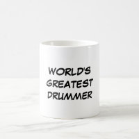 "World's Greatest Drummer" Mug