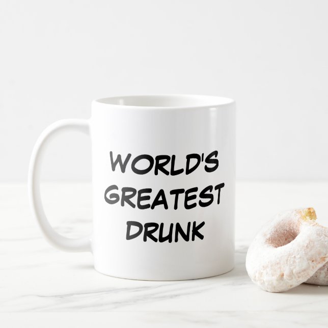 "World's Greatest Drunk" Mug (With Donut)