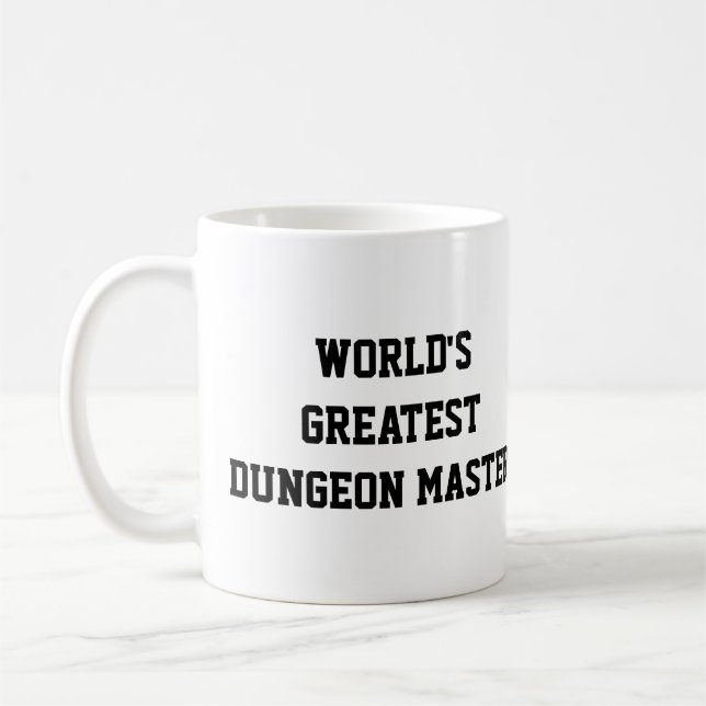 World's Greatest Dungeon Master Coffee Mug (Left)