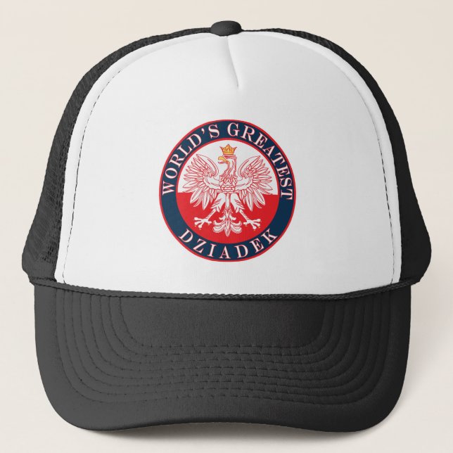 World's Greatest Dziadek Trucker Hat (Front)