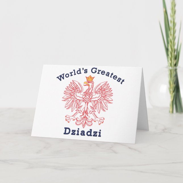 World's Greatest Dziadzi Eagle Card (Front)