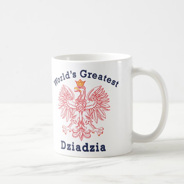 World's Greatest Dziadzia Eagle Coffee Mug (Right)