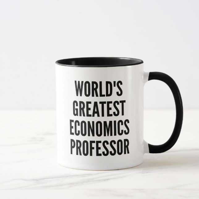 Worlds Greatest Economics Professor Mug (Right)