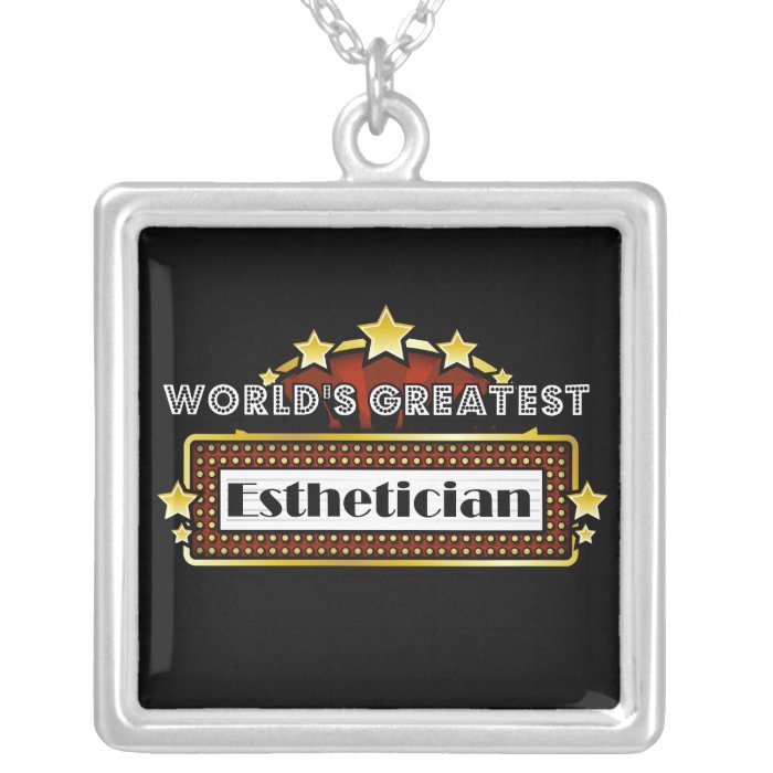 World's Greatest Esthetician Custom Jewelry