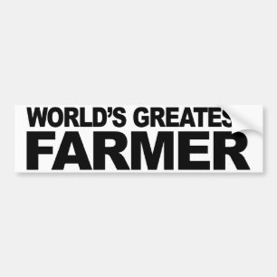 World's Greatest Farmer Bumper Sticker