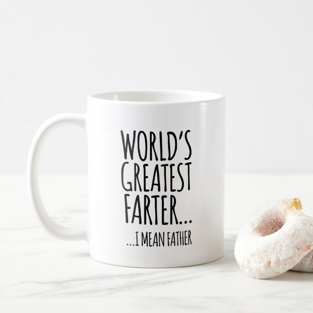 World's Greatest Farter Coffee Mug (With Donut)