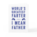 World's Greatest Farter Father's Day Card World's Greatest Farter Father's Day Card