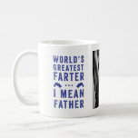 World's Greatest Farter Father's Day Photo Coffee Mug<br><div class="desc">Wish Dad a Happy Father's Day with this funny farting photo gift.
Template Photo by Becky Nimoy.</div>