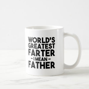 White I MEAN FATHER 3dRose wb_221400_1WORLDS GREATEST FARTER 21 oz Sports Water Bottle 