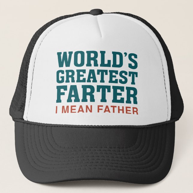 World's Greatest Farter Trucker Hat (Front)