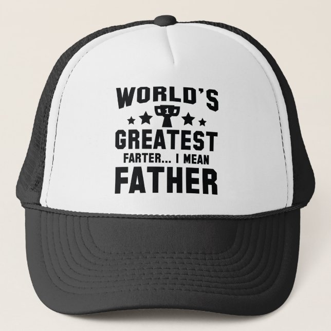 World's Greatest Farter Trucker Hat (Front)