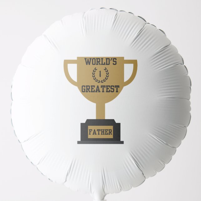 World's Greatest Father's Day Helium Balloon (Front)