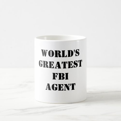 Worlds Greatest FBI Agent Coffee Mug
