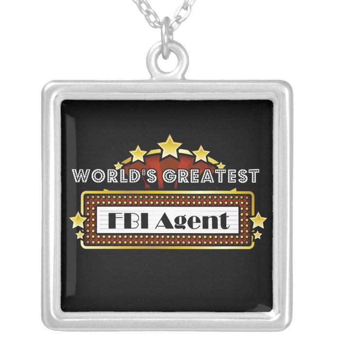 World's Greatest FBI Agent Custom Necklace