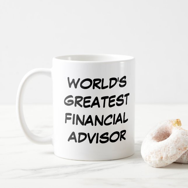 "World's Greatest Financial Advisor" Mug (With Donut)
