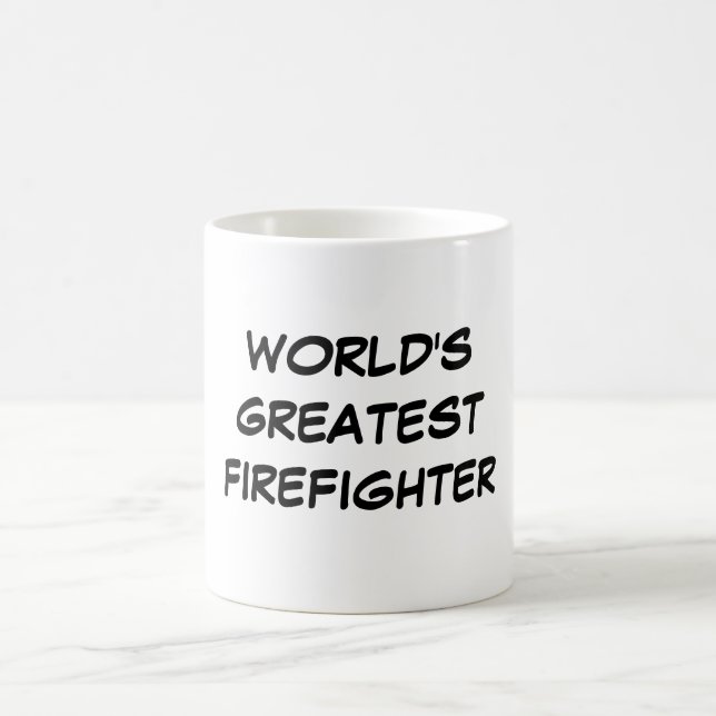 "World's Greatest Firefighter" Mug (Center)