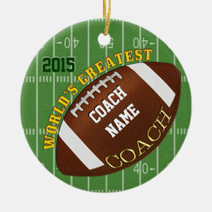 World's Greatest Football Coach Gifts, Ornament