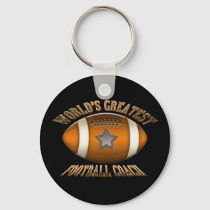 World's Greatest Football Coach Keychain