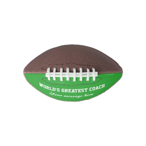 Worlds Greatest Football coach  Small ball gift