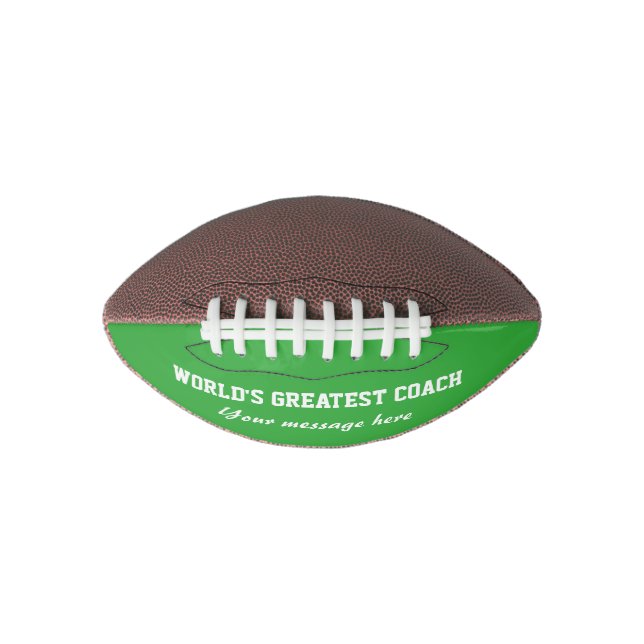 World's Greatest Football coach | Small ball gift (Front)