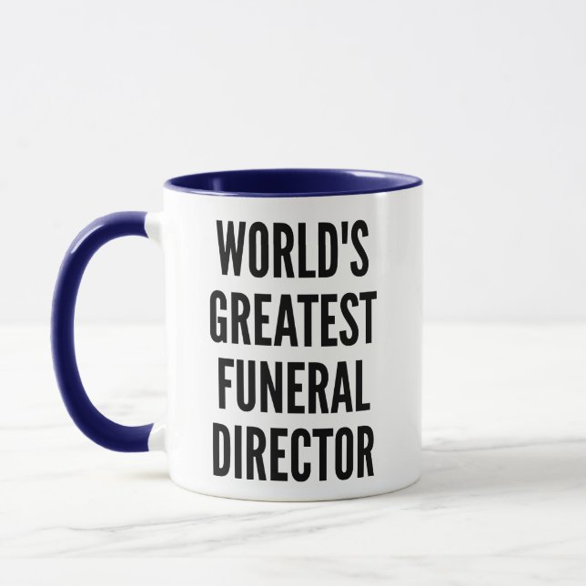 Worlds Greatest Funeral Director Mug (Left)