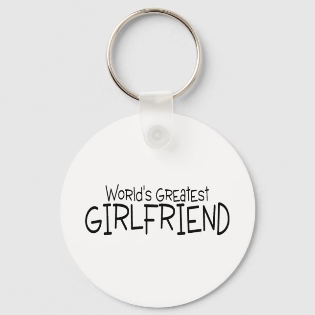 Worlds Greatest Girlfriend Keychain (Front)