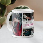 Worlds Greatest Girlfriend Photo Coffee Mug<br><div class="desc">Personalized girlfriend coffee mug featuring a 6 photo collage template,  the word "worlds greatest girlfriend" in a cute pink gradient font,  and your names.</div>