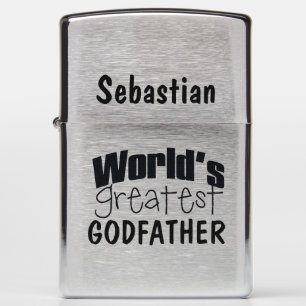 Worlds Greatest GodFather Personalized Zippo Lighter