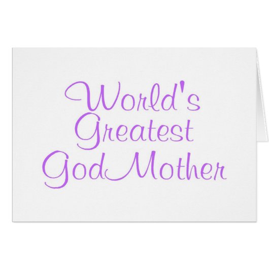 Worlds Greatest GodMother (Front Horizontal)