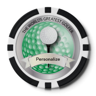 World's Greatest Golfer | DIY Name Poker Chips Set