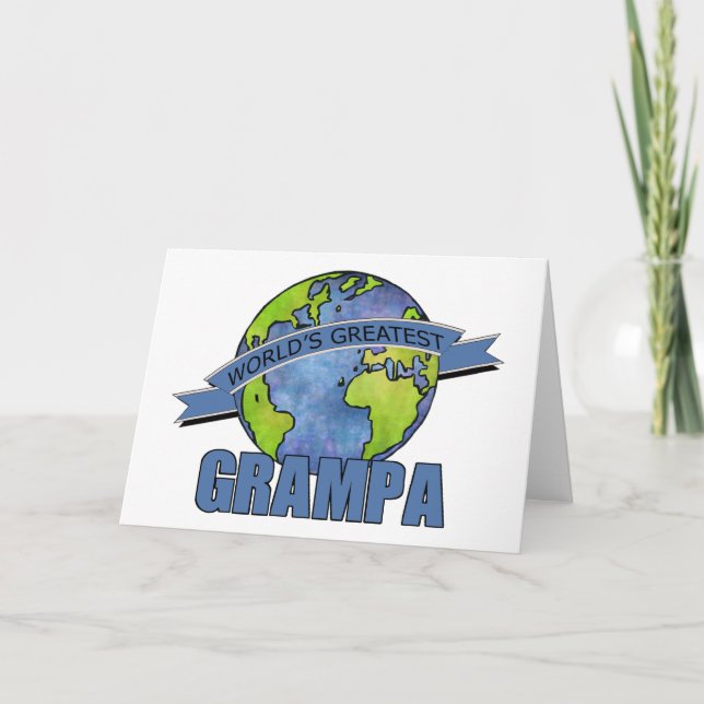 World's Greatest Grampa Card (Front)