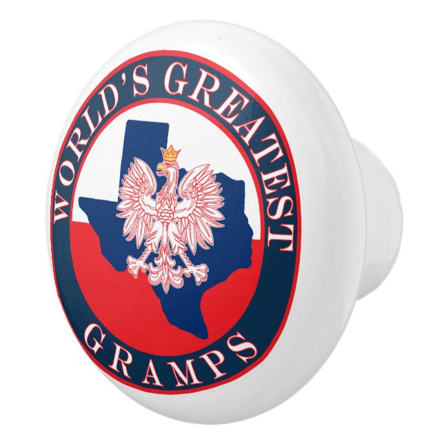 World's Greatest Gramps Ceramic Knob (Right)