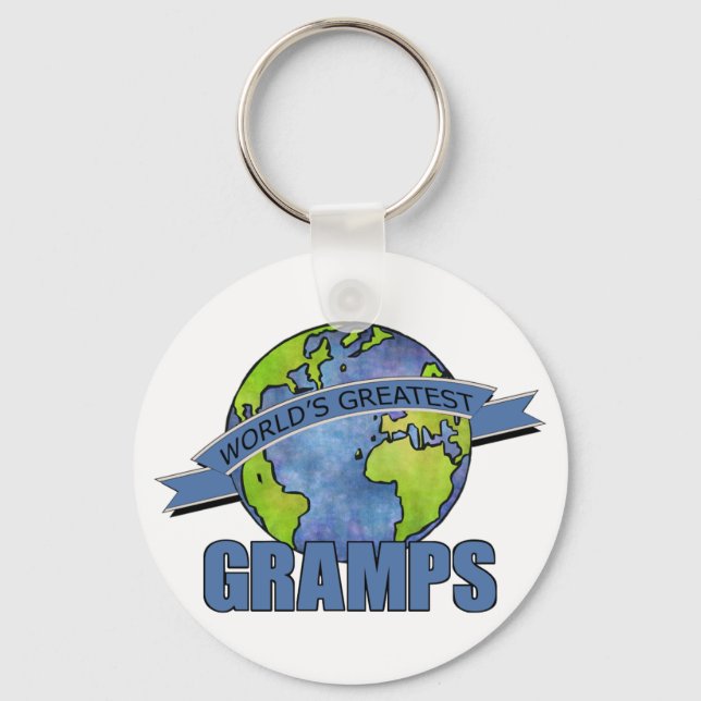 World's Greatest Gramps Keychain (Front)