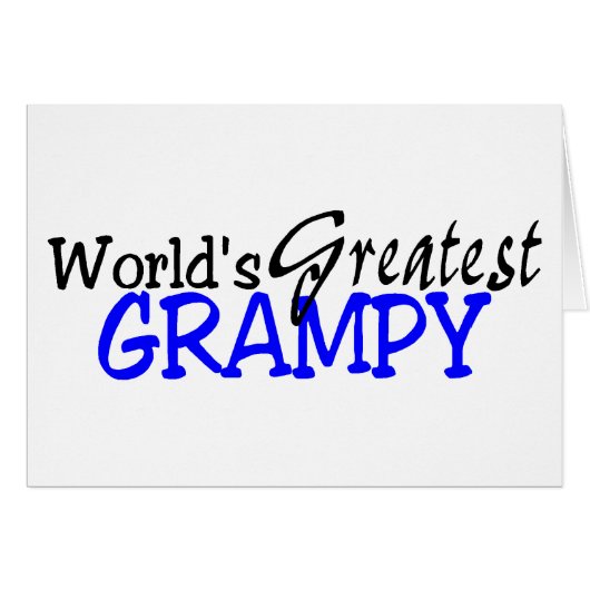 Worlds Greatest Grampy Cards (Front Horizontal)