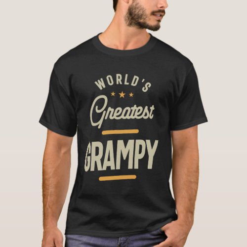 Worlds Greatest Grampy _ Grandpa T_Shirt