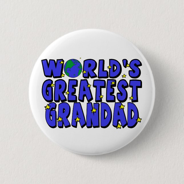 World's Greatest    Grandad Button (Front)