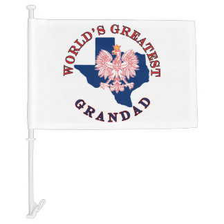 World's Greatest Grandad Car Flag