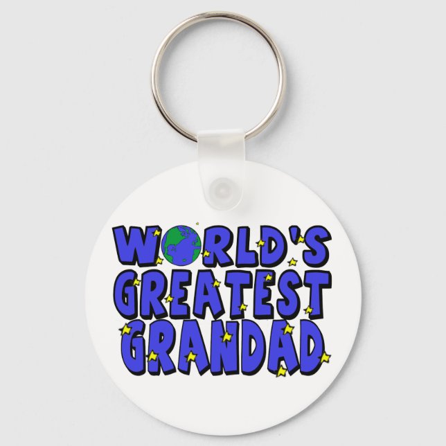 World's Greatest    Grandad Keychain (Front)