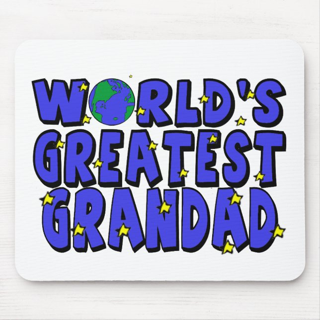 World's Greatest    Grandad Mouse Pad (Front)