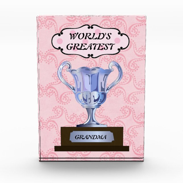 World's Greatest Grandma award (Front)