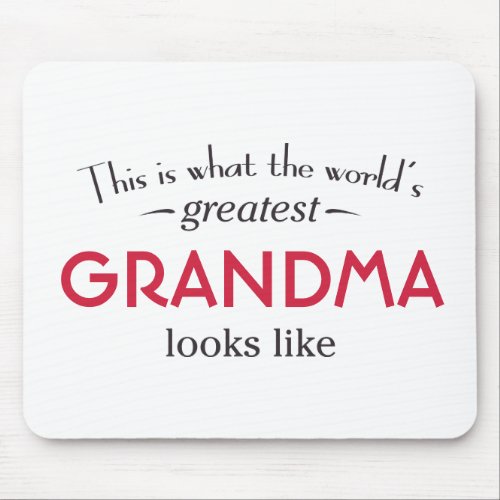 Worlds Greatest Grandma Mouse Pad