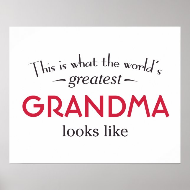 World's Greatest Grandma Poster (Front)