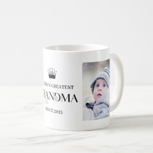 Worlds Greatest Grandma Since Year Two Photos Coffee Mug