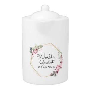 World's Greatest Grandma Teapot