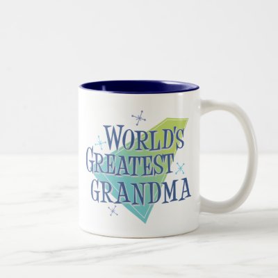 World&#39;s Greatest Grandma Two-Tone Coffee Mug