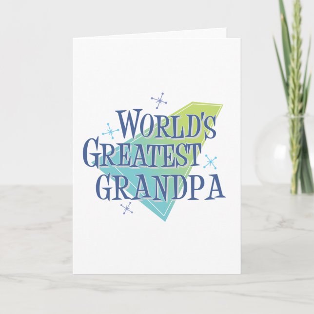 World's Greatest Grandpa Card (Front)