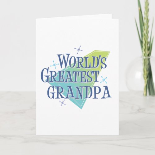 Worlds Greatest Grandpa Card